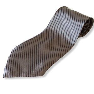 Marquis Men's Neck tie 100% polyester gray brown